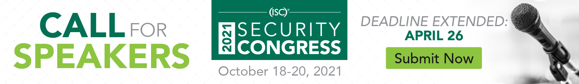 2021 (ISC)² Security Congress Event Banner