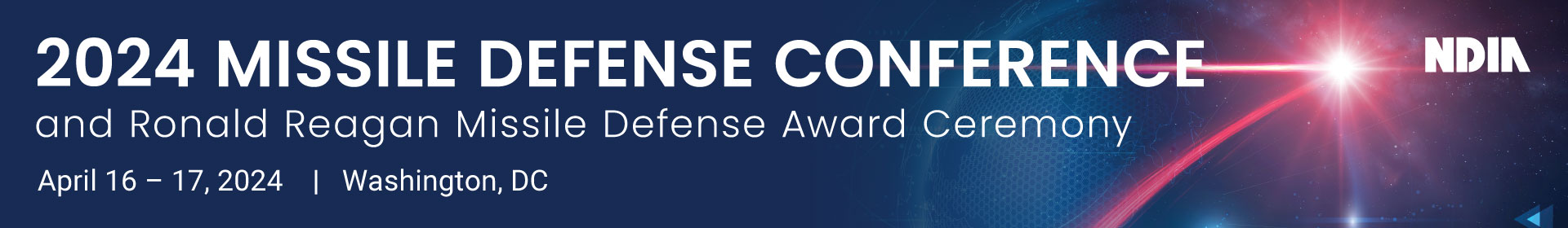 2024 Missile Defense Conference Event Banner