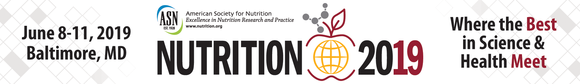 Nutrition 2019 Event Banner