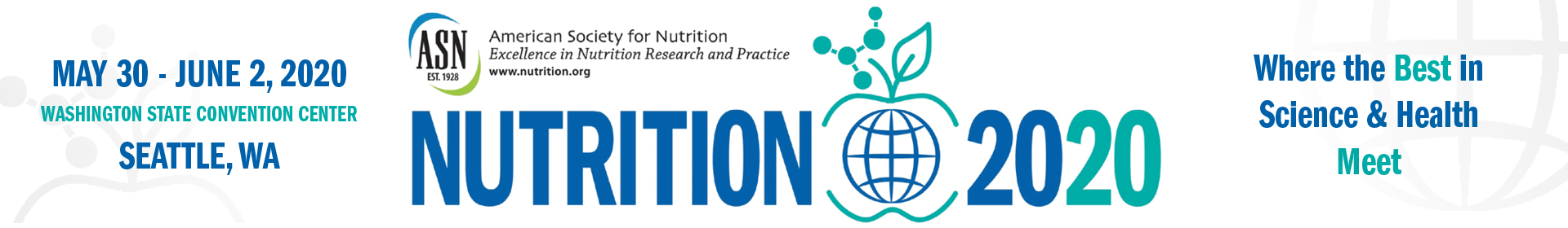 Nutrition 2020, ASN Scientific Sessions & Annual Meeting Event Banner