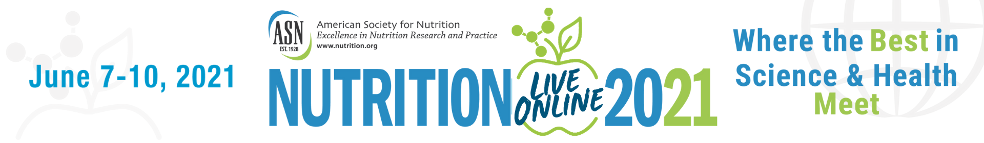 NUTRITION 2021 LIVE ONLINE, ASN Scientific Sessions & Annual Meeting Event Banner