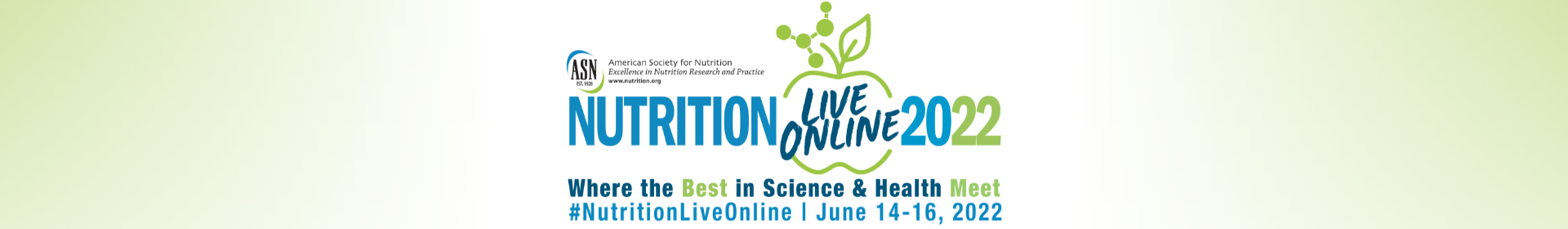 NUTRITION 2022 LIVE ONLINE Submission Event Banner