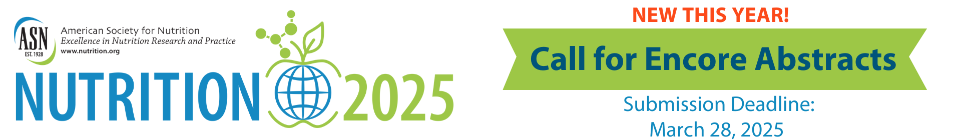 NUTRITION 2025 Call for Submissions Event Banner