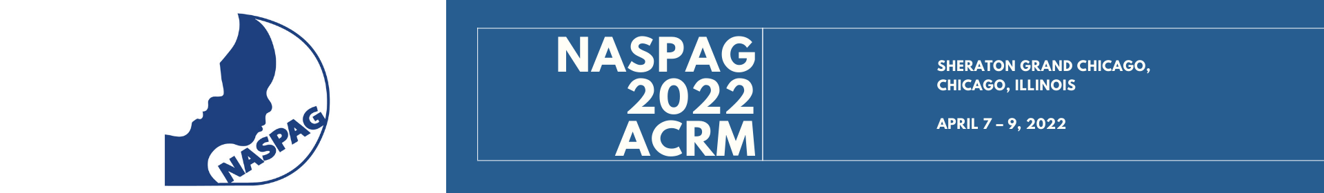 NASPAG 2022 ACRM Event Banner