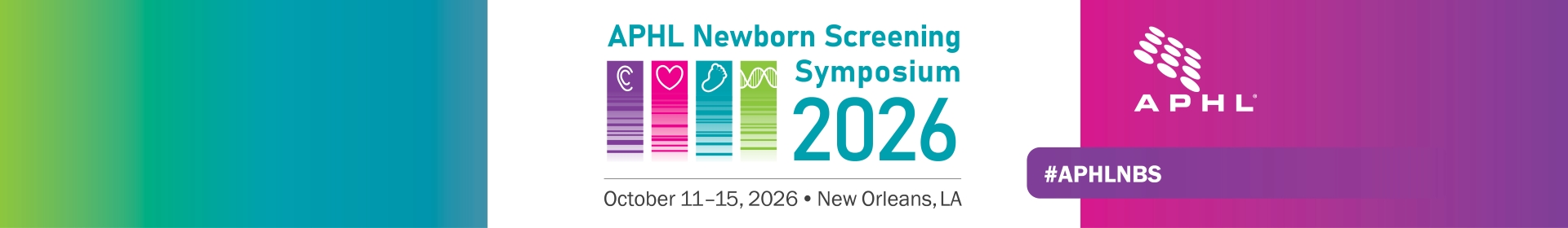 2026 APHL Newborn Screening Symposium Event Banner