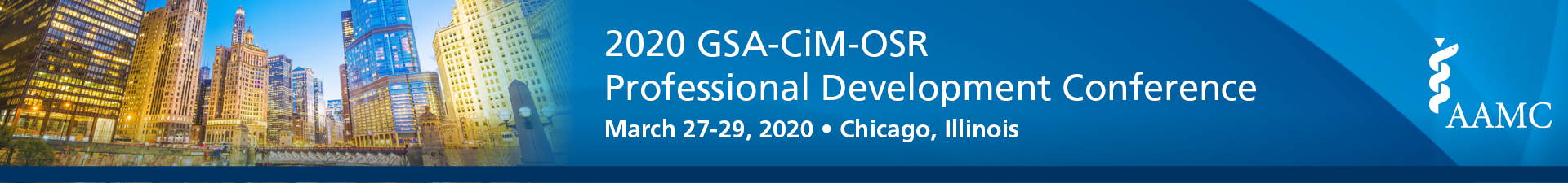 2020 GSA-CiM-OSR Professional Development Conference Event Banner