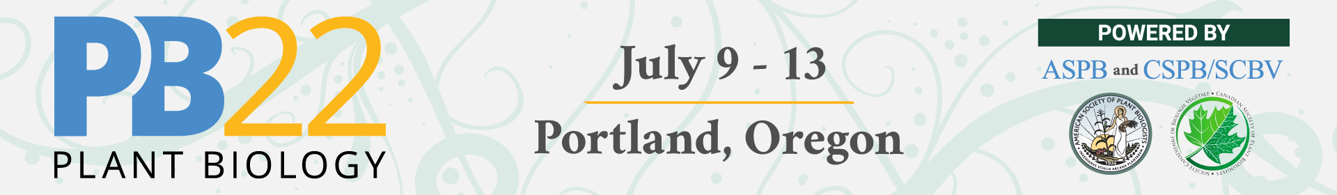 Plant Biology 2022 Worldwide Summit Event Banner