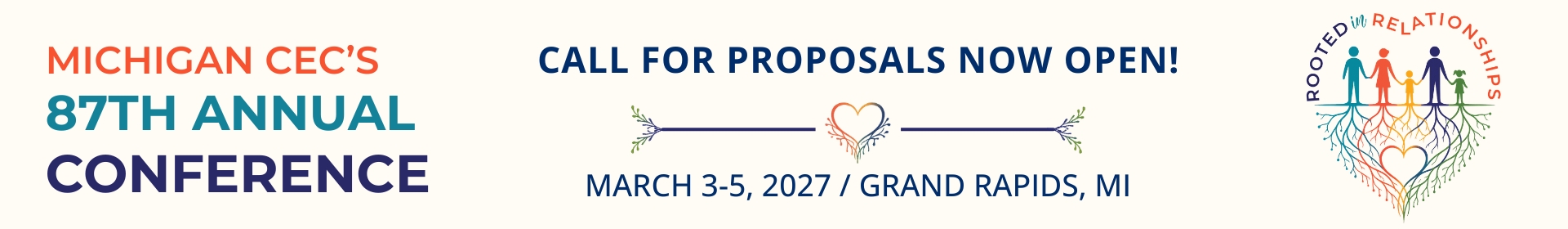 Call for Proposals Now Open!