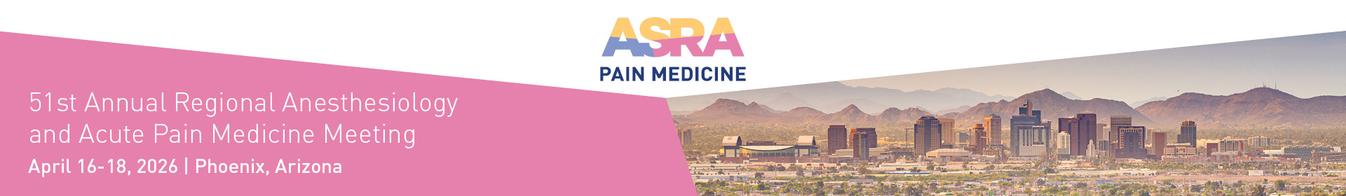 51st Annual Regional Anesthesiology & Acute Pain Medicine Meeting Event Banner
