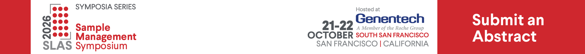 SLAS 2026 Sample Management Symposium Event Banner