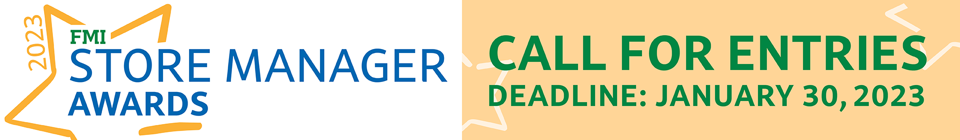 Store Manager Awards Nominations 2023 Event Banner