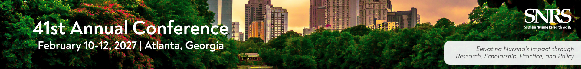 2027 SNRS Annual Conference Event Banner