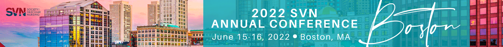 Society for Vascular Nursing 2022 Annual Conference  Event Banner