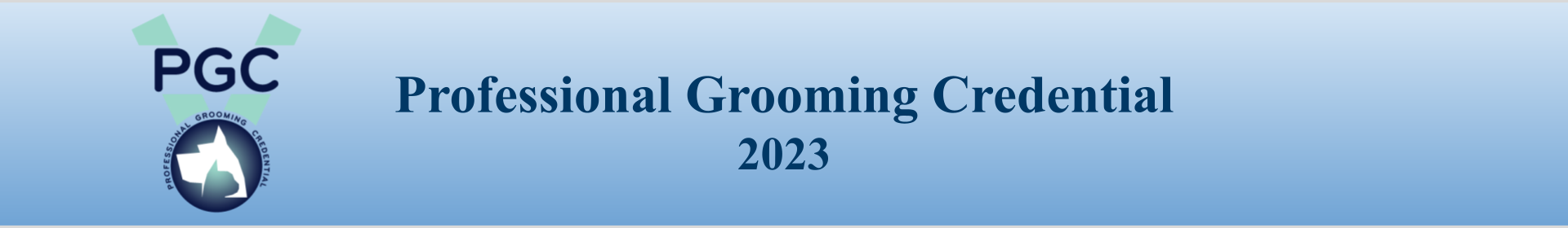 Professional Grooming Credential (PGC) 2023 Event Banner