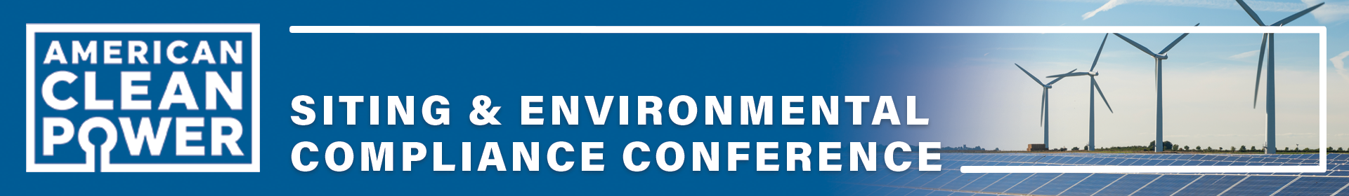 2023 Siting and Environmental Compliance Conference Event Banner