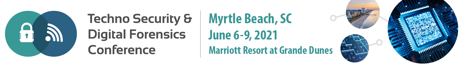 2021 Myrtle Beach Techno Security & Digital Forensics Conference Event Banner