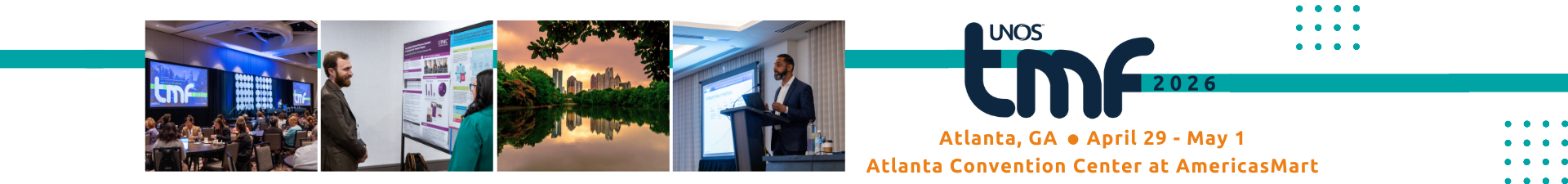 UNOS TMF 2026 Event Banner