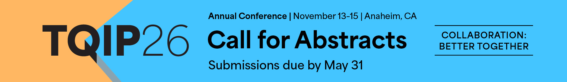 2026 TQIP Annual Conference Event Banner