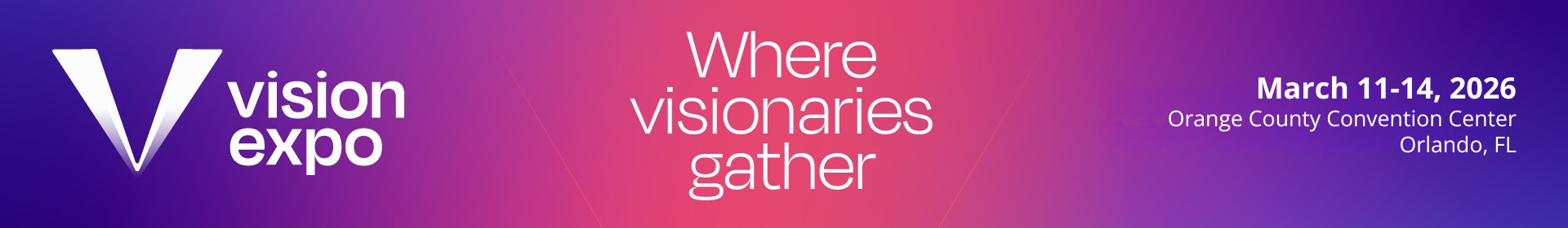 Vision Expo 2027 Event Banner