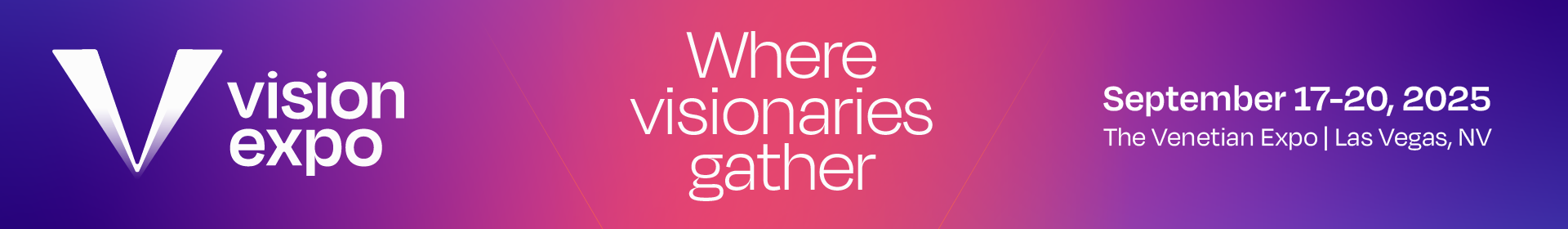 Vision Expo East 2026 Event Banner