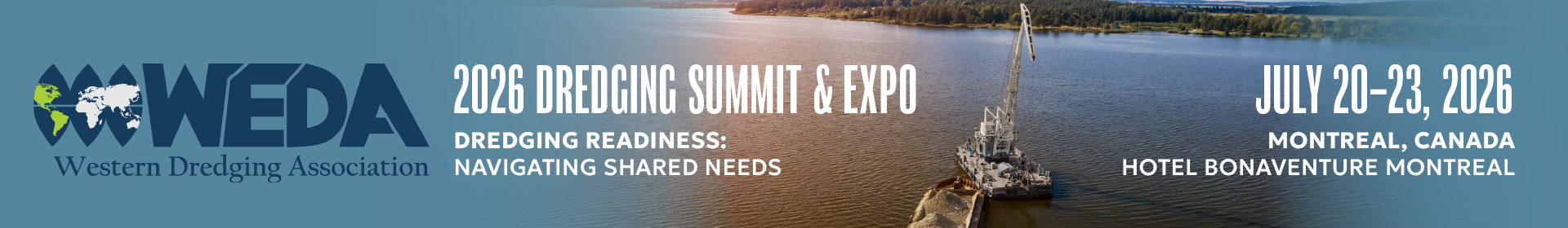 2026 Dredging Summit & EXPO Event Banner