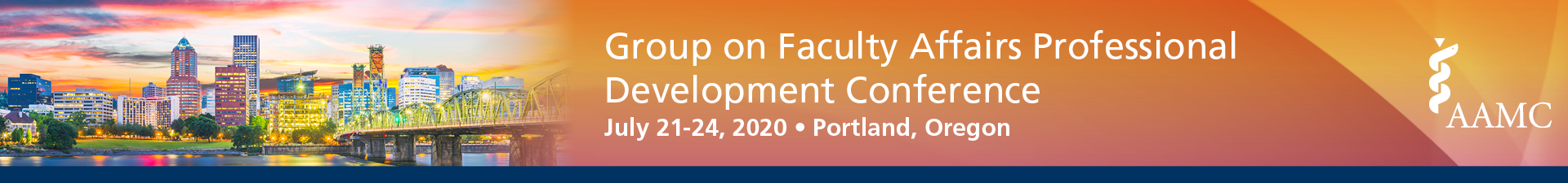 2020 Group on Faculty Affairs (GFA) Professional Development Conference Event Banner