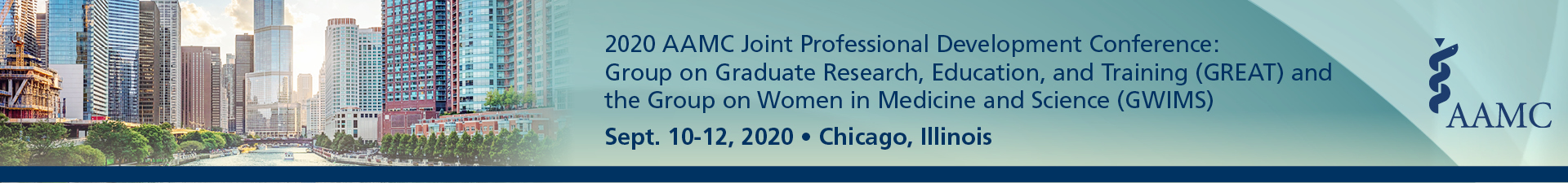 2020 AAMC GREAT and GWIMS Joint Professional Development Conference Event Banner