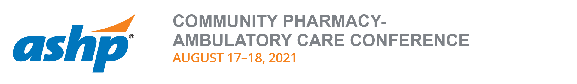 Community Pharmacy – Ambulatory Care Pharmacy 2021 Conference Event Banner