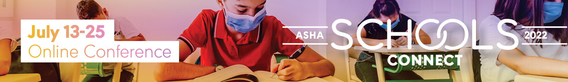 ASHA Schools Connect 2022 Event Banner