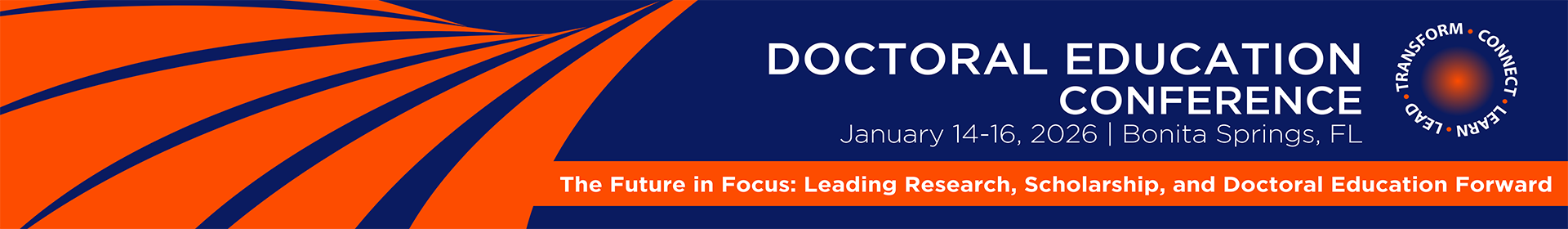 2026 Doctoral Education Conference Event Banner