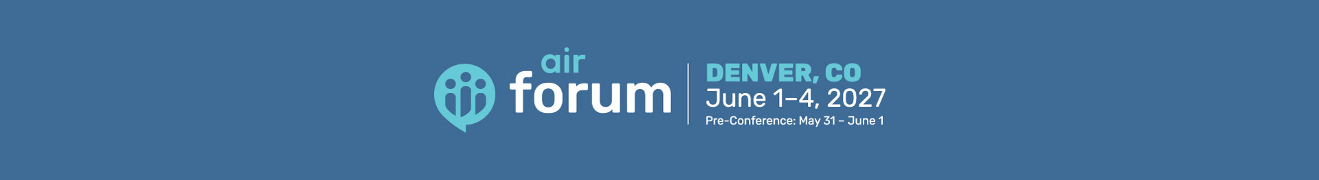 2027 AIR Forum, Denver, Colorado