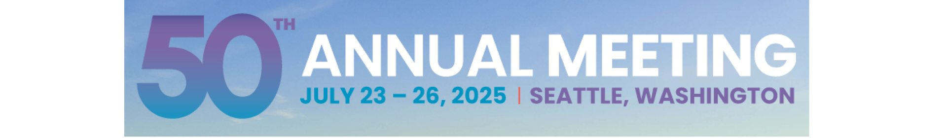 SPD 50th Annual Meeting Event Banner