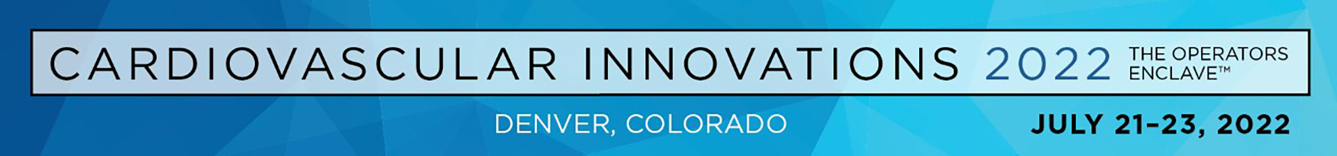 Cardiovascular Innovations 2022 - Awards Event Banner