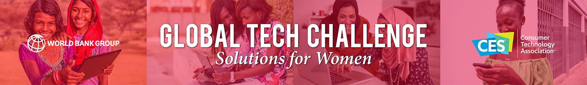 Global Tech Challenge: Solutions for Women Event Banner