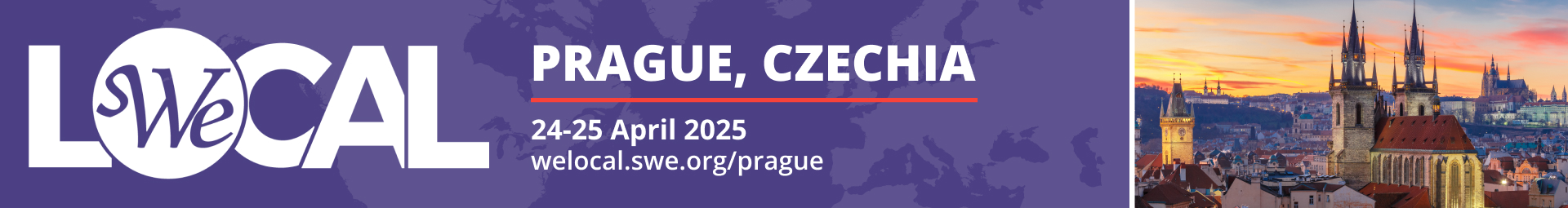 WE Local Prague 2025 Event Banner